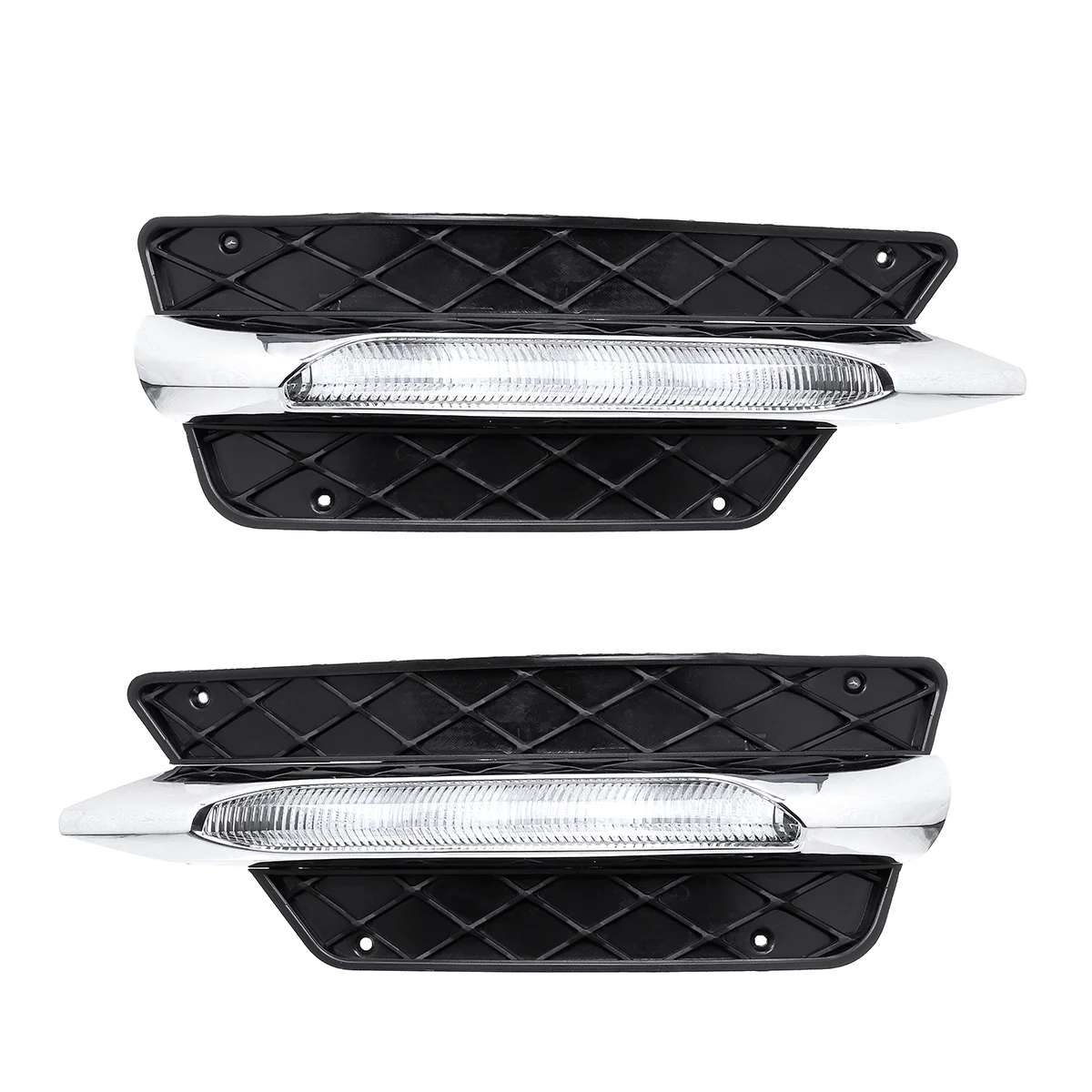 

Daytime Running Light Bumper Grill Molding LED Running Light DRL Fog Lamps For Mercedes-Benz W204 Mercedes C-Class 2012-2014
