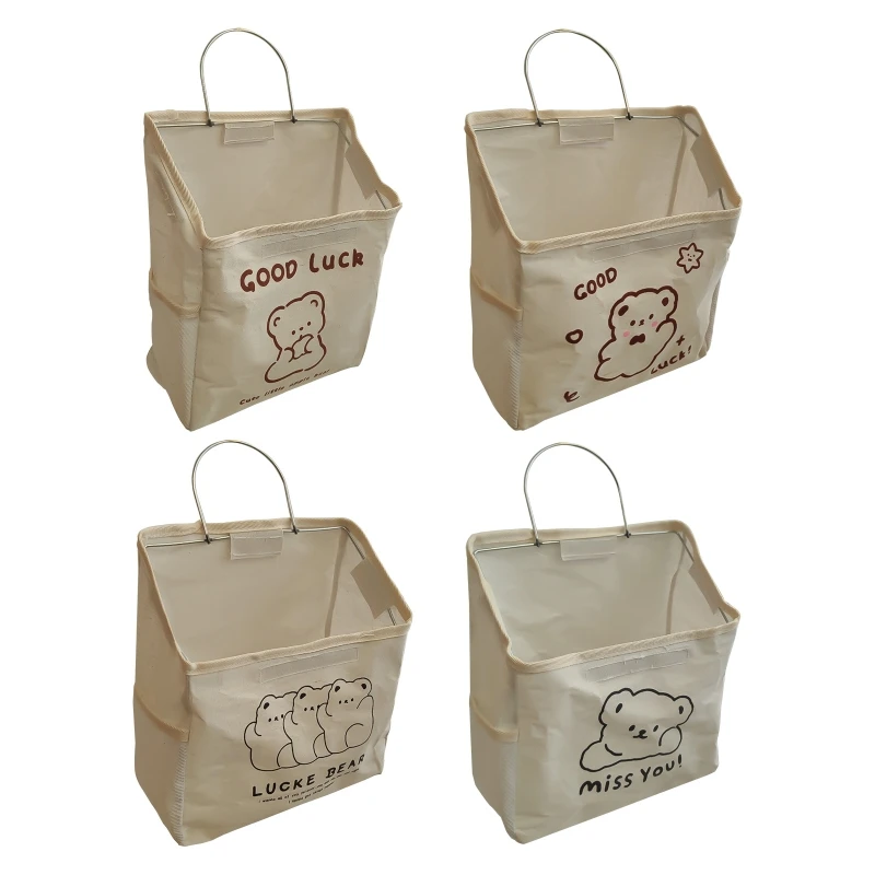 

Wall Hanging Organizer Door Wall-Mounted Storage Bag Clothing Book Magazine Mobile Phone Holder for Bedroom Bathroom Dormitory