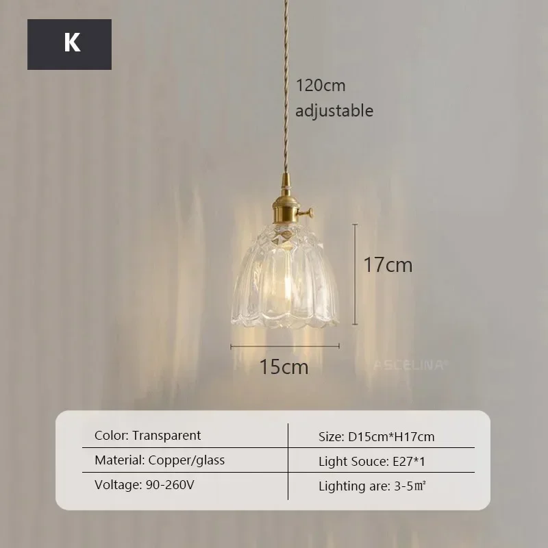 

Ретро стеклянная люстра Oboerthurck прозрачная