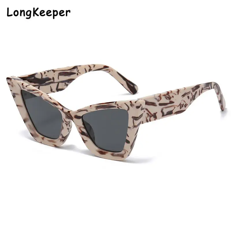 

2023 New Vintage Cat Eye Sunglasses Brand Designer UV400 Protection Eyewear Sexy Small Frame Retro Trendy Streetwear Eyewear