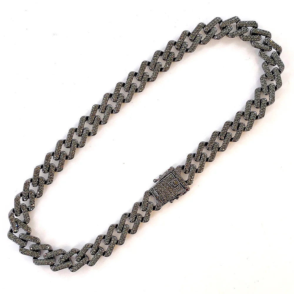 Трансграничный европейский и американский хип-хоп пистолет черная цепочка