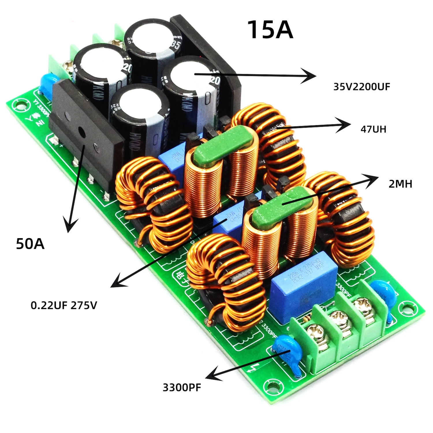 

Фильтр электромагнитных помех Dykbcells ЗС-0025 8A/10A/15A
