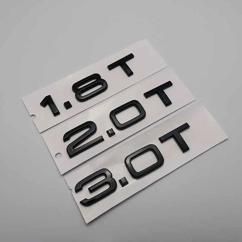 1 шт. 8 т 2 0 3 V6T V8T V10 ABS логотип автомобиля наклейка на багажник задняя дверь эмблема