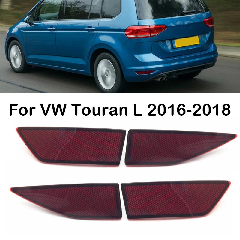 

Car Rear Bumper Reflector Brake Lamp Brake Light Stop Lamp False Decorative Light For Volkswagen VW Touran L 2016 2017 2018