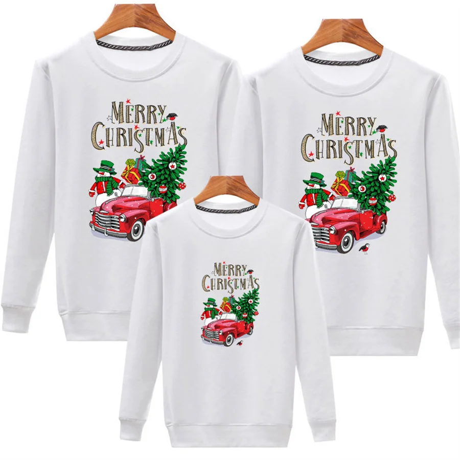 Семейный образ рождественские одинаковые комплекты для всей семьи женская и