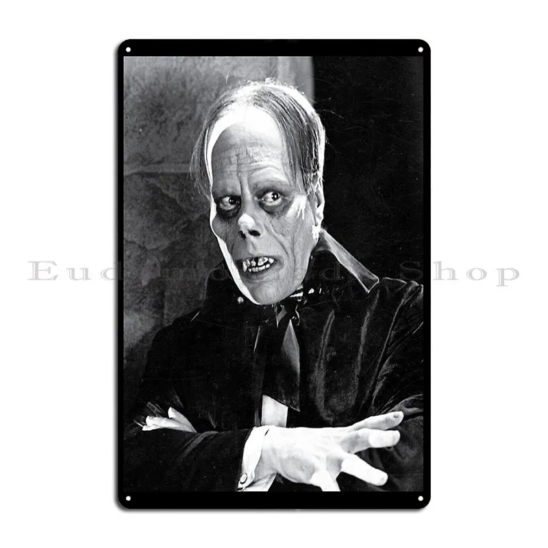 Фото The Phantom Of The Opera Lon Chaney металлическая табличка вечерние Cinema создание клубного бара Печатный жестяной знак плакат №2