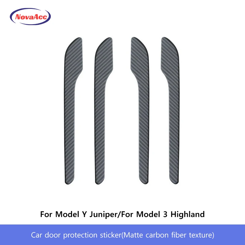 

Tesla Model Y Model 3 Highland Night Видимая Устойчивая К Царапинам Наклейка На Ручку Двери Автомобиля Автолюминесцентная Защ...
