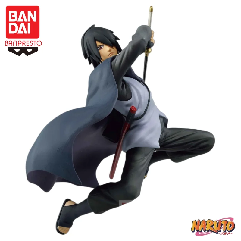 Фото В наличии Bandai Banpresto, оригинальная вибрация Наруто, звезды Учиха Саске, модель куклы, новая фигурка в штучной упаковке №2