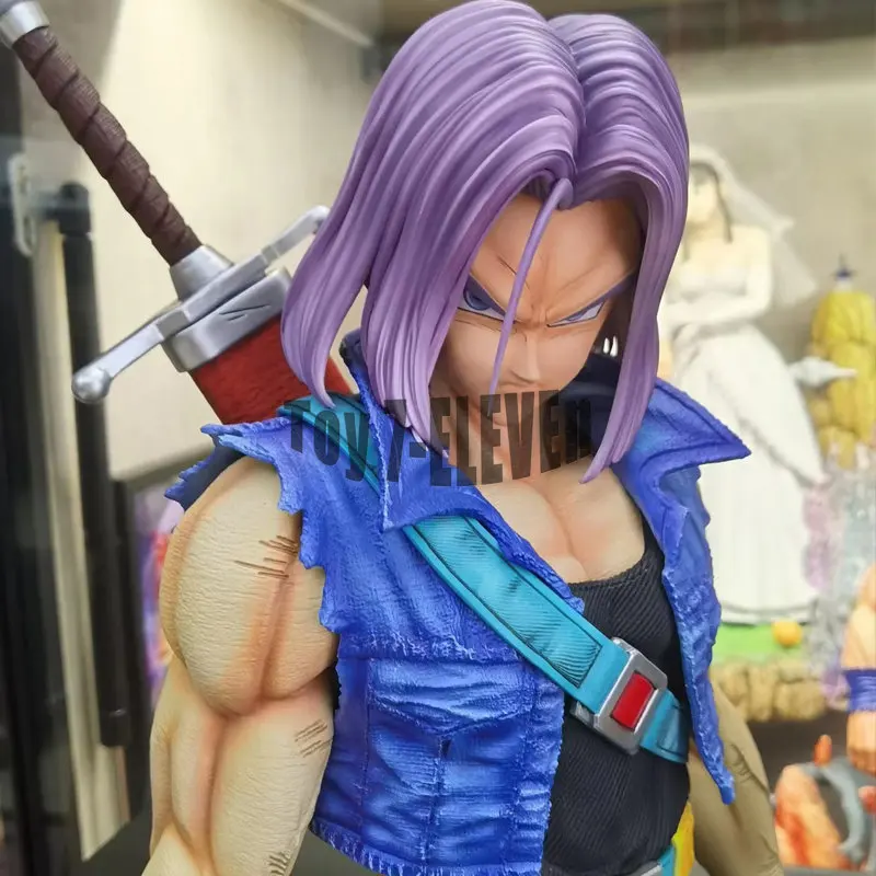 In Stock Anime Dragon Ball Z Future Trunks Figure Trunks Action Figures 28cm PVC Statue Collection Model Toys for Children Gifts images - 6