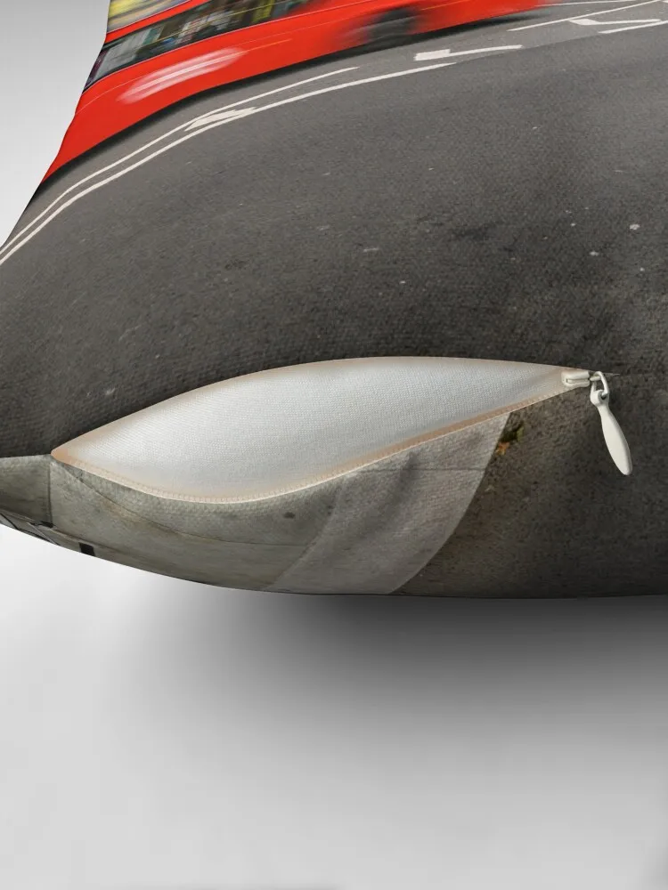 Красная лондонская двухслойная подушка в передней части Camden Lock bridge декоративная