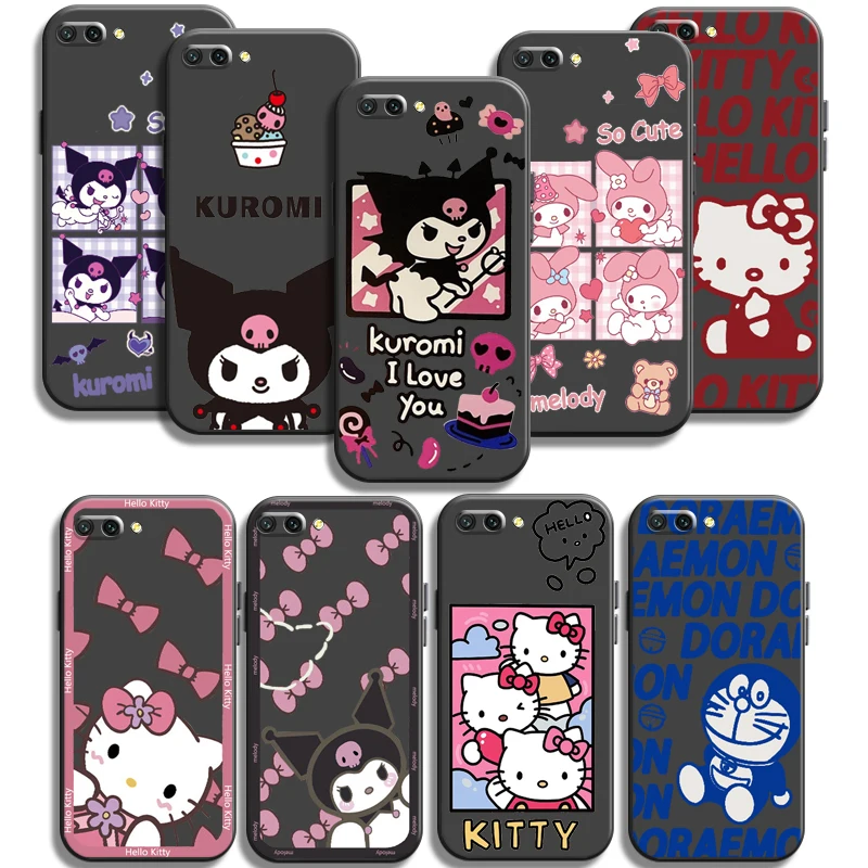 

Hello Kitty Cartoon Kawaii Cat Funda Back Cover Coque Soft TPU
