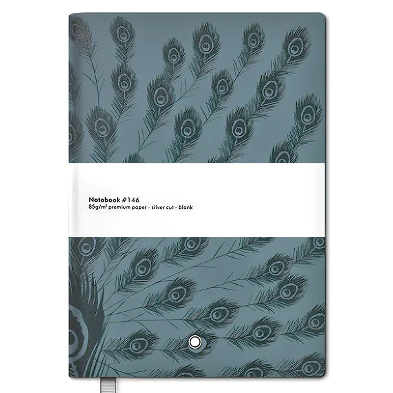 AGD Homage to Jane Austen MB Leather 192 страницы Тщательно изготовленный стильный блокнот Павлин