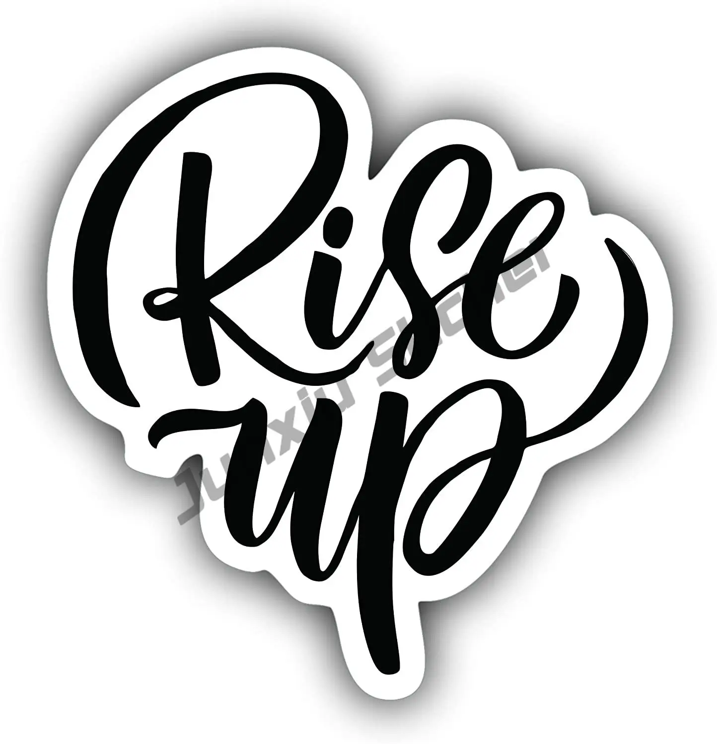 

Rise UP Laptop Stickers Inspirational Car Decals Water Bottle Sticker Cute Car Accessories for Phone Laptops MacBook Stickers