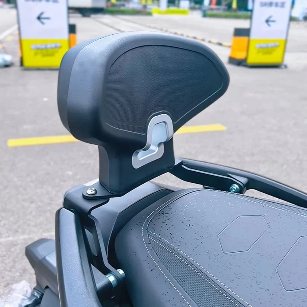 Фото Спинка сиденья для багажной платформы VOGE SR450X, задняя полка Loncin LX400T, спинка пассажирского сиденья, поясничная опора, защита выхлопной трубы №1