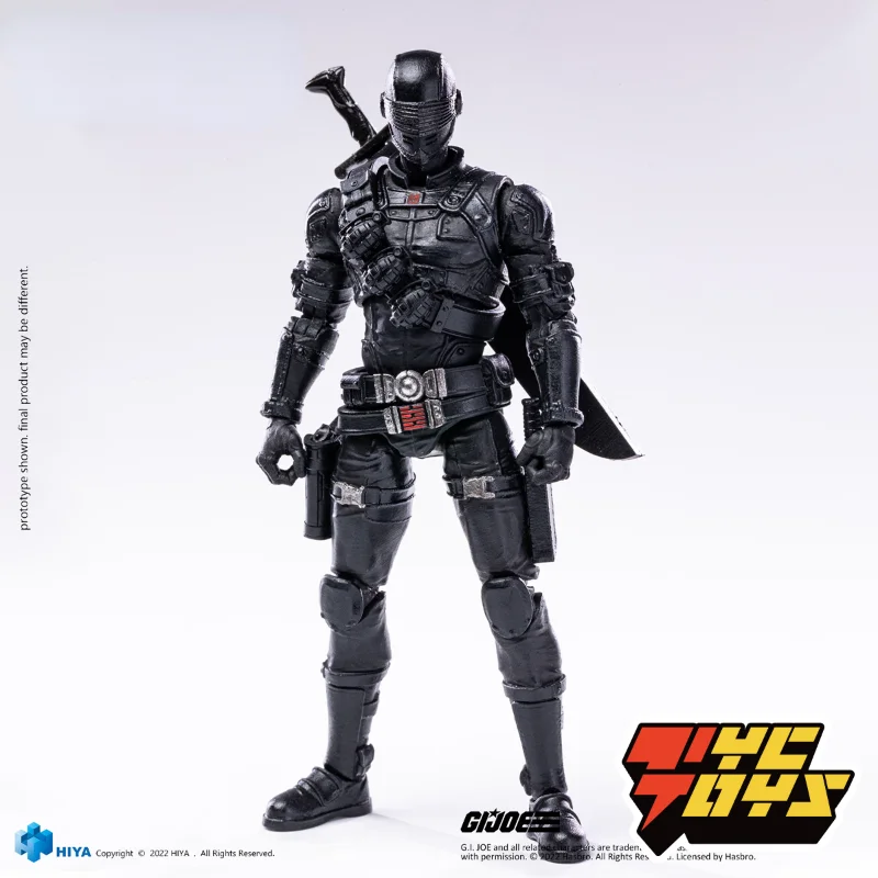 

TYCTOYS HIYA G.I. Joe Snake Eyes1/18 Articulated Action Figure EMG0121 Hand Figure Model Collection Toys Gifts