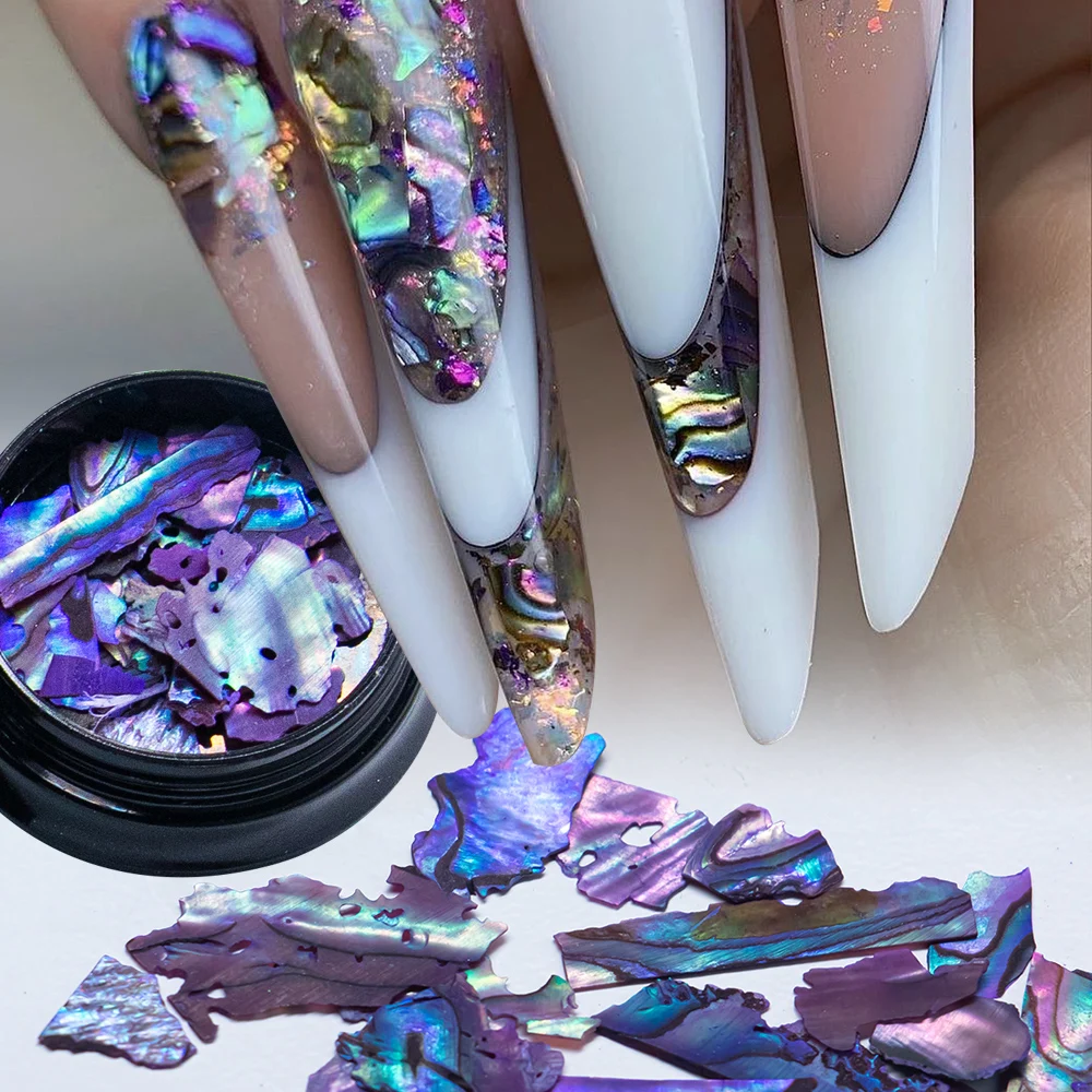 1 баночка текстура морской ракушки тонкая морская Морская ракушка кусочки для