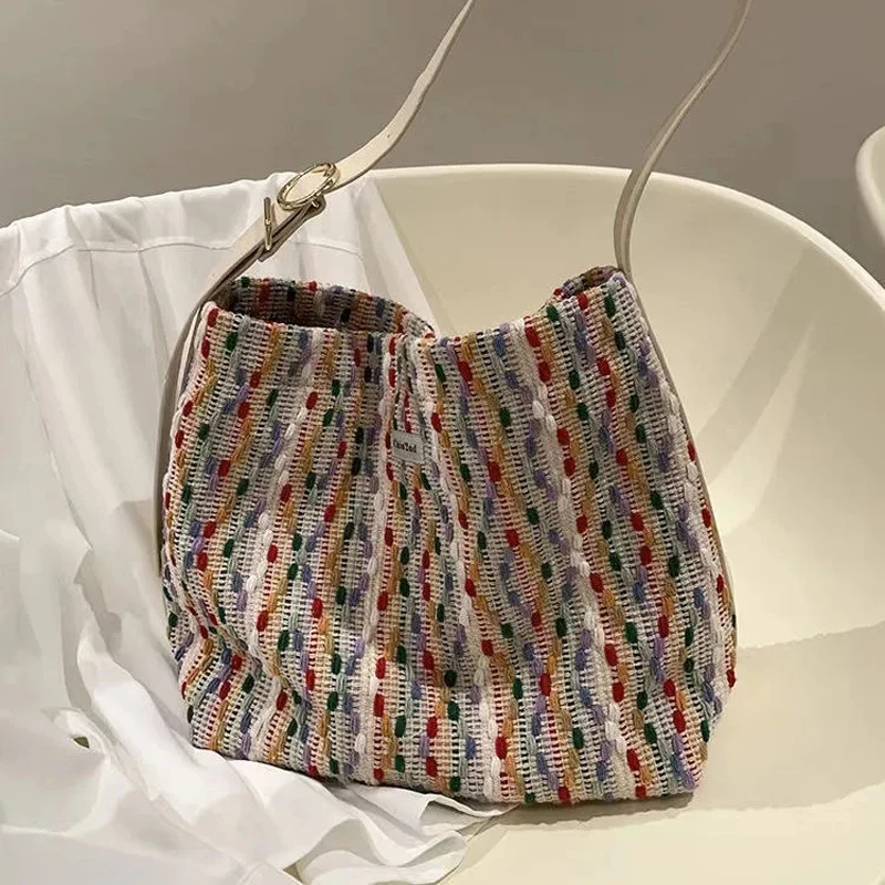 Vintage Printing Plaid Designer Bag Fashion Women's Handbags Hasp Women Shoulder Bag NEWEST Large Bag