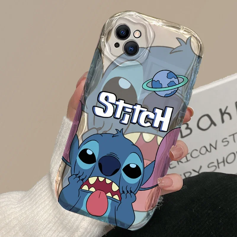 Мягкий чехол Disney Stitch для Huawei P60 P50 P40 P30 Pro Lite 4G искусственная кожа 50 40 30 Honor X5 Nova Y90