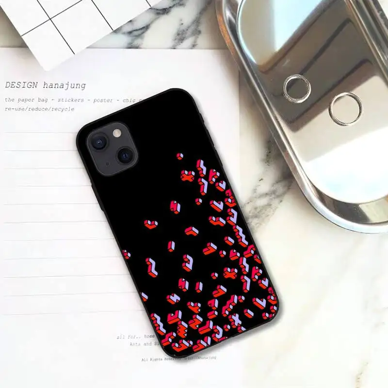 Забавный чехол для телефона T-Tetris iPhone 11 12 Mini 13 Pro XS Max X 8 7 6s Plus 5 SE XR |