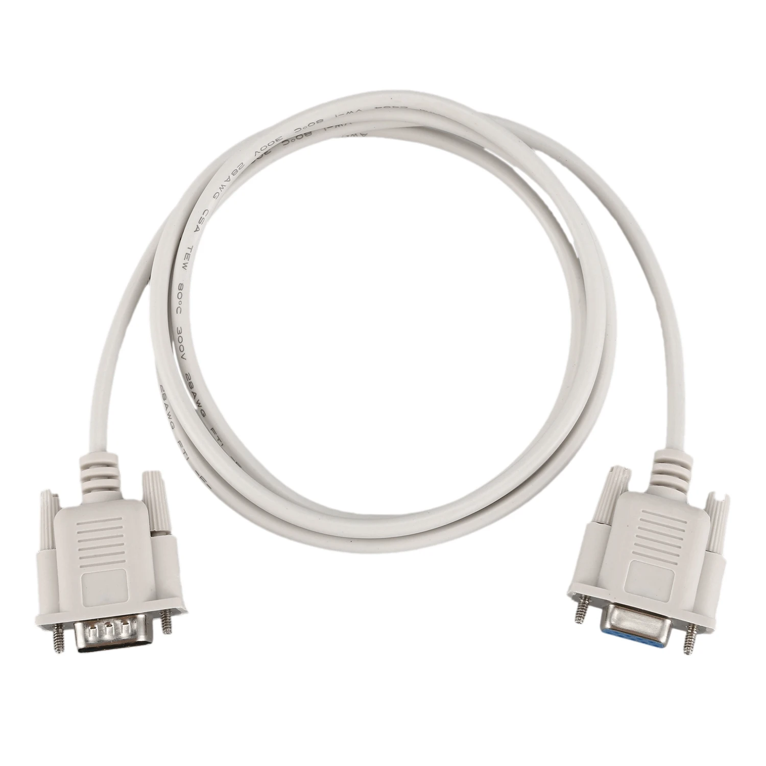 

RS232 DB9 9 Pin Male to Female Serial Port Cable Industrial Adapter 1.