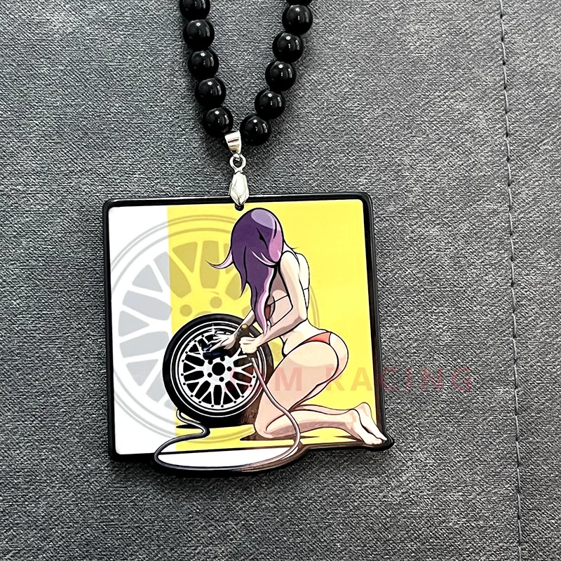 

JDM RACING Креативная Модель Автомобиля, Подвеска На Зеркало Заднего Вида, Автомобильный Аксессуар, Украшение Интерьера