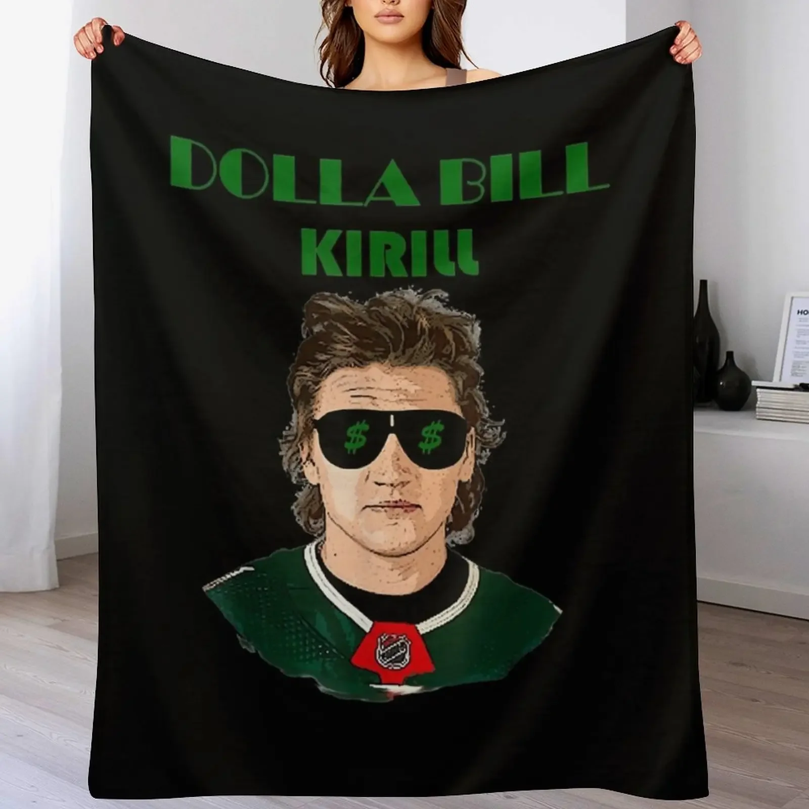Фото Плед Dolla Bill Kirill, плед Kirill Kaprizov, уютный плед с цветостойкой расцветкой №1