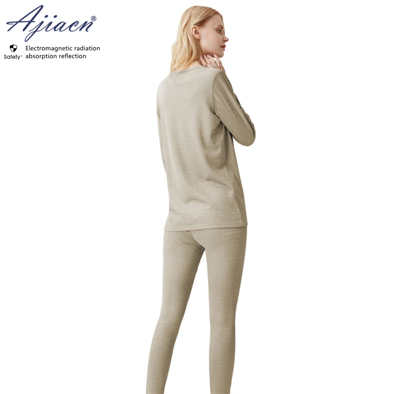 Продажа Новое поступление, комплект нижнего белья с защитой от электромагнитного излучения, защитное Серебряное волокно, плотно прилегающее длинн... Продажа Новое поступление, комплект нижнего белья с защитой от электромагнитного излучения, защитное Серебряное волокно, плотно прилегающее длинн...