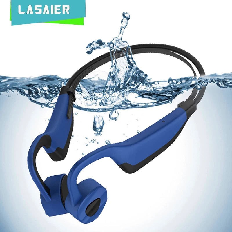 

Bone Conduction IPX8 Waterproof Swimming Wireless Bluetooth Headphone MP3 Player Sport Earphone 16G Memory Diving Running