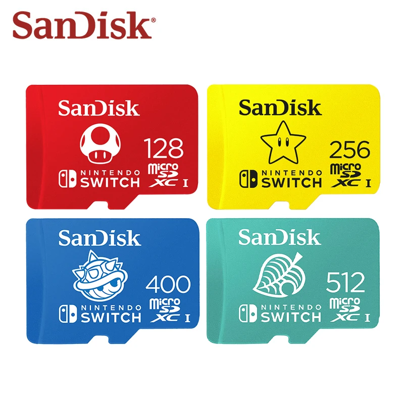 

Original SanDisk Memory Card microSDXC Card for Nintendo Switch 64GB 128GB 256GB 512GB TF Card Up to 100MB/s read Flash Card