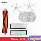 Основная щетка dream W10, боковая щетка, фильтр НЕРА для мытья, Швабра, очистка и замена оригинальных деталей