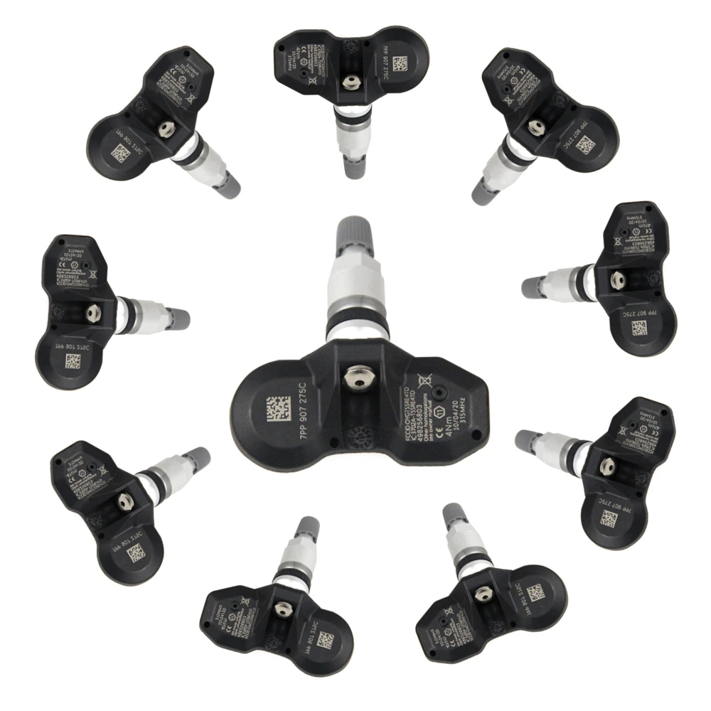 Система контроля давления в шинах для Porsche 911 Audi A6 A8 Q7 R8 Cayenne BMW X6 VW Ferrari Aston TPMS 315MHz 7PP907275C