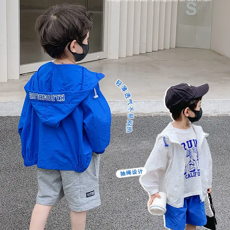 

Boys' Sun-Protective Clothing 2022 New Children UV Protection Kids' Overcoat Sun Outdoor Sportswear