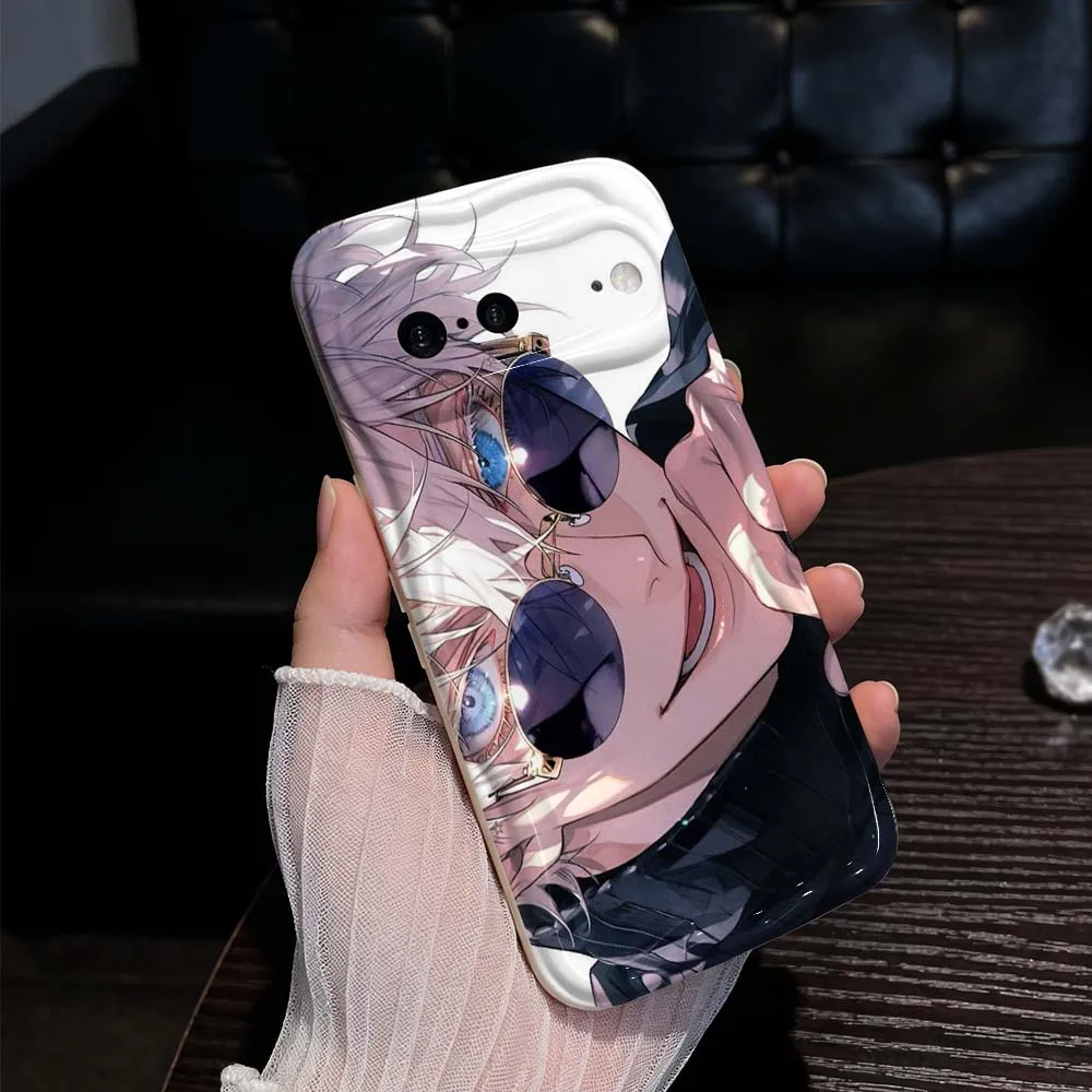 Фото Мягкий чехол Choso Cool Anime для Google Pixel 10 9 8 7 8A 7A Pro XL 2024 Wave Oil №2
