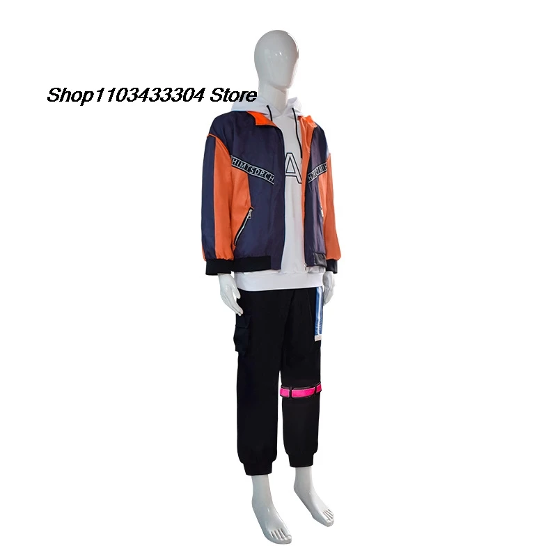 Project Sekai Colorful Stage Shinonome Akito Косплей Костюм Парик PJSK Vivid BAD SQUAD DOGS Одежда Аниме Костюмы