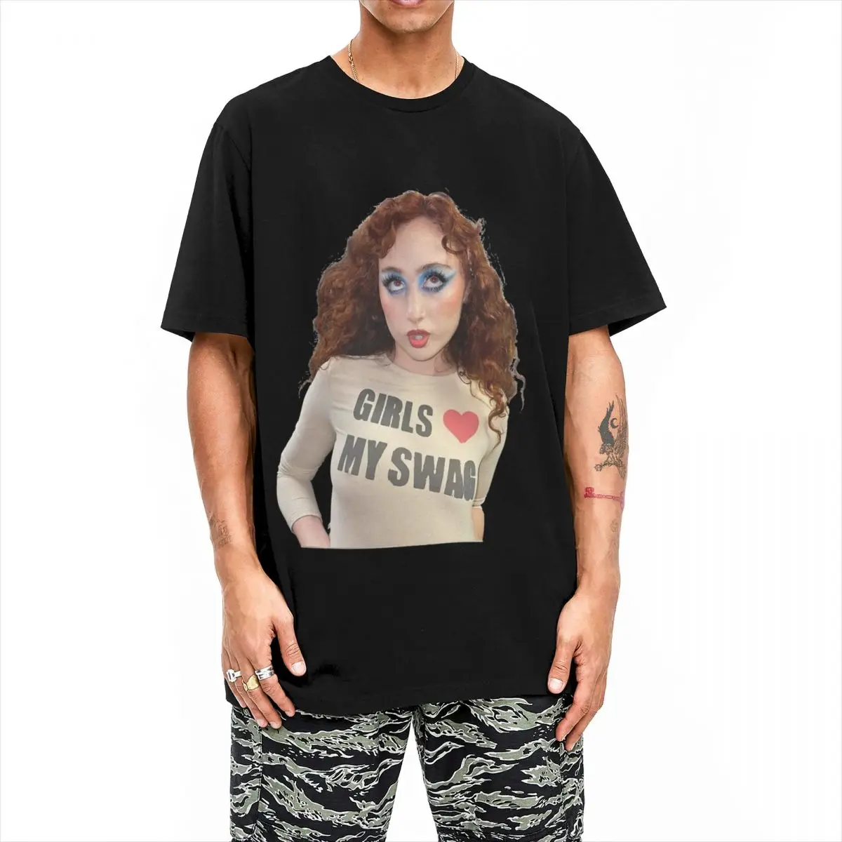 Chappell Roan Girls Love My Swag Apparel футболка Новое поступление хлопковая для мужчин и женщин