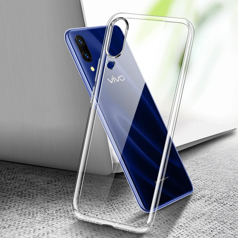 Модный прозрачный силиконовый чехол для телефона VIVO X23 X21 X21A X21UD X20A X21i X20 Plus, мягкий тонкий прозрачный ударопрочный чехол из ТПУ