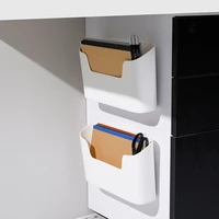 wall mounted adhesive storage rack kitchen cabinet door storage box sundries remote control organizer phone holder storage tools