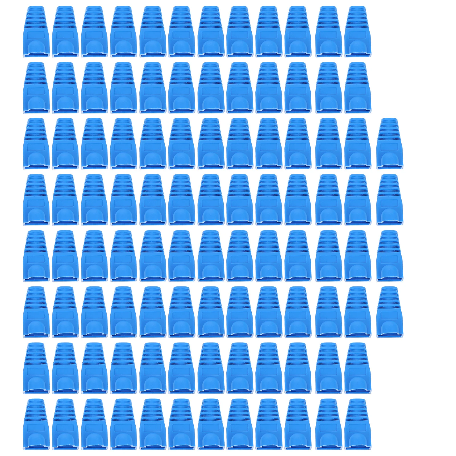 

100 PC Cat5 Cat6 RJ45 Connector Boot Cover Cable Boot Cap for Desktop Computer Home