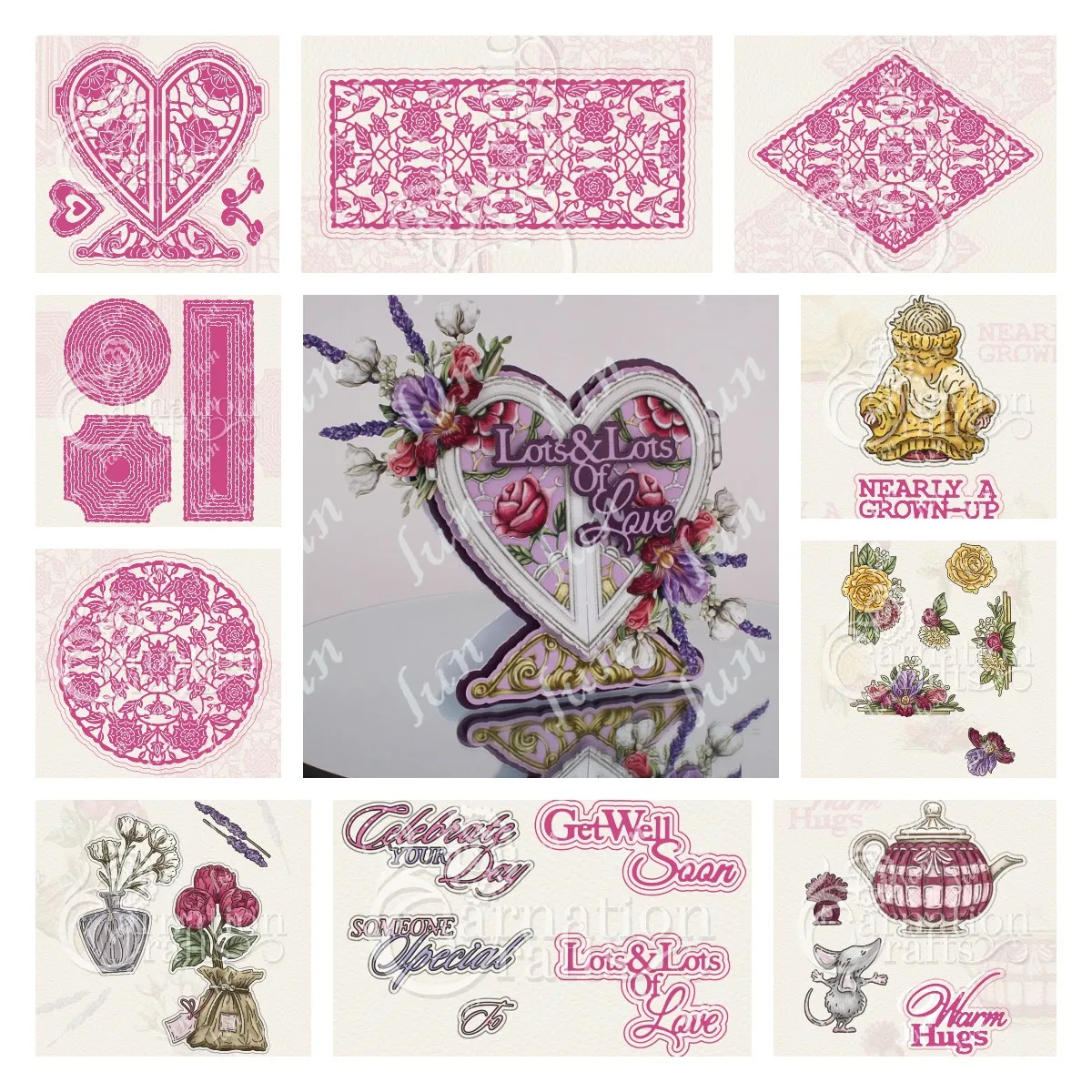 

Hot Selling Sentiments Florals Die Sets Diy Scrapbooking Metal Cutting Dies Photo Album Decorative Embossing Paper Card Crafts