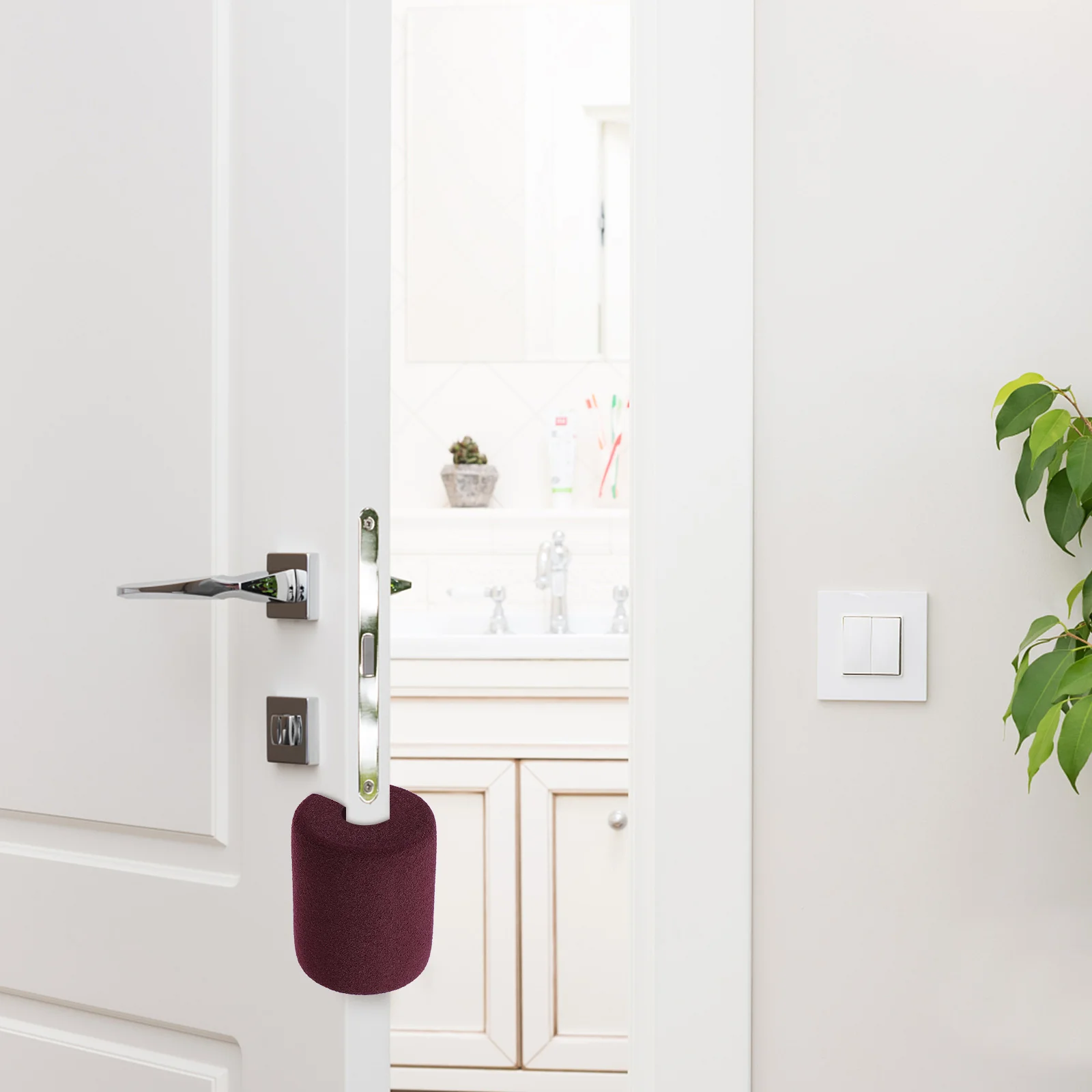 

2Pcs Household Door Clip Door Stopper Cylindrical Door Holder Door Blocker Home Door for