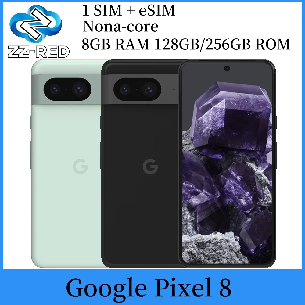Смартфон Google Pixel 8 5G Google Tensor G3, 8 Гб ОЗУ 128 ГБ/256 Гб ПЗУ ...