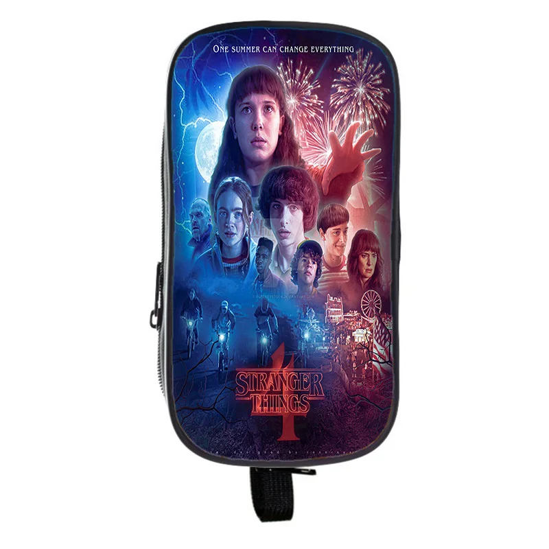 

Large Capacity Stranger Things Pencil Case Boys Waterproof Pencil Box Stationery Box Back To School Pen Storage School Supplies