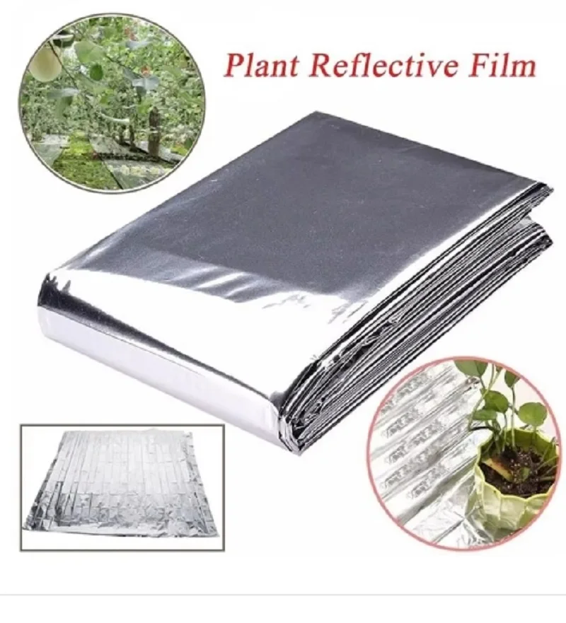 1 шт. серебристая Светоотражающая полиэфирная пленка 210x130 см