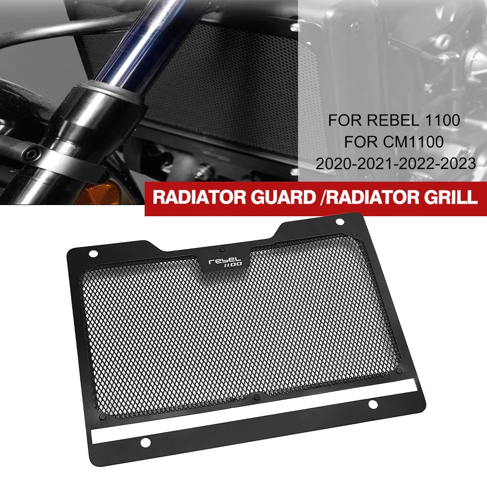 

2023 REBEL1100 CM1100 CMX1100 Motorcycle Radiator Grille Cover Protection Guard For Honda Rebel CM CMX 1100 2020-2022 2021