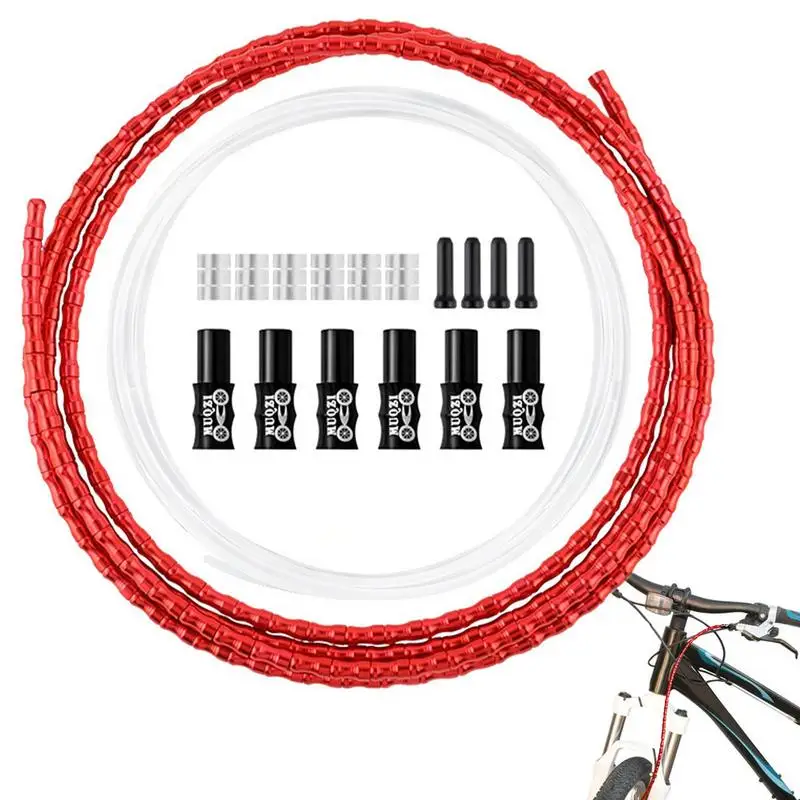 

Bicycle Brake Hose Hydraulic Bike Brakes Brake Cable Kit Including Variable Speed Conduit Hat And Connector Inserts For Mountain