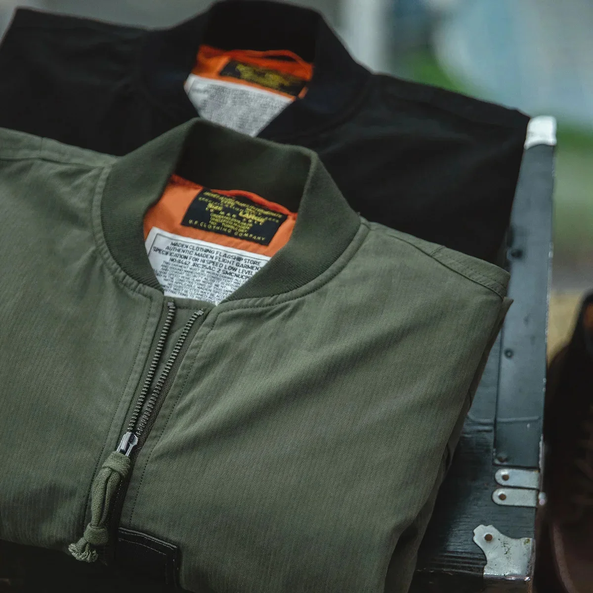 Куртка-бомбер Maden MA-1 летная ветрозащитная куртка-пилот повседневное