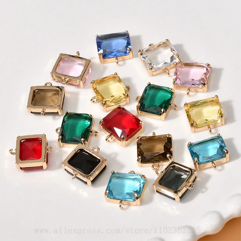 10 шт./упаковка подвески для браслетов и сережек 14 х17 мм