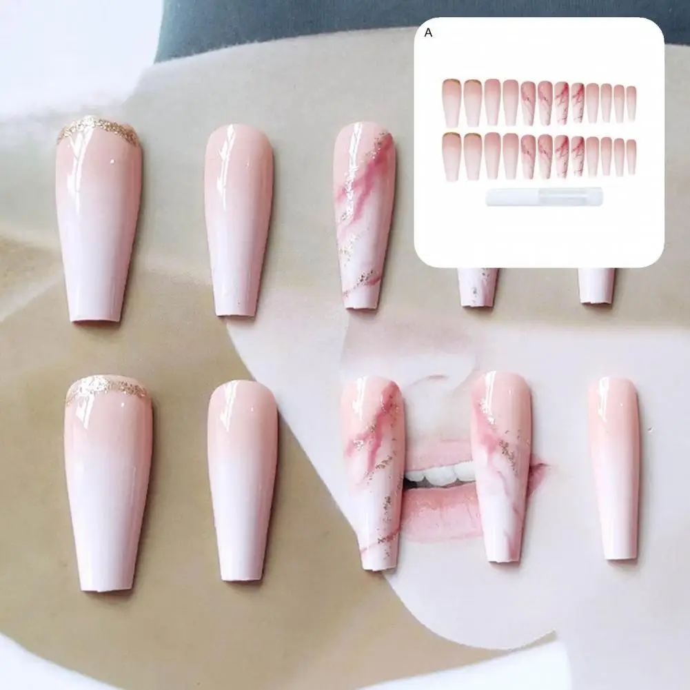 

Nail Tips Functional ABS Fine Workmanship Flat Head Trapezoid Coffin Nail Patch for Dating Nail Art Patch Nail Patch