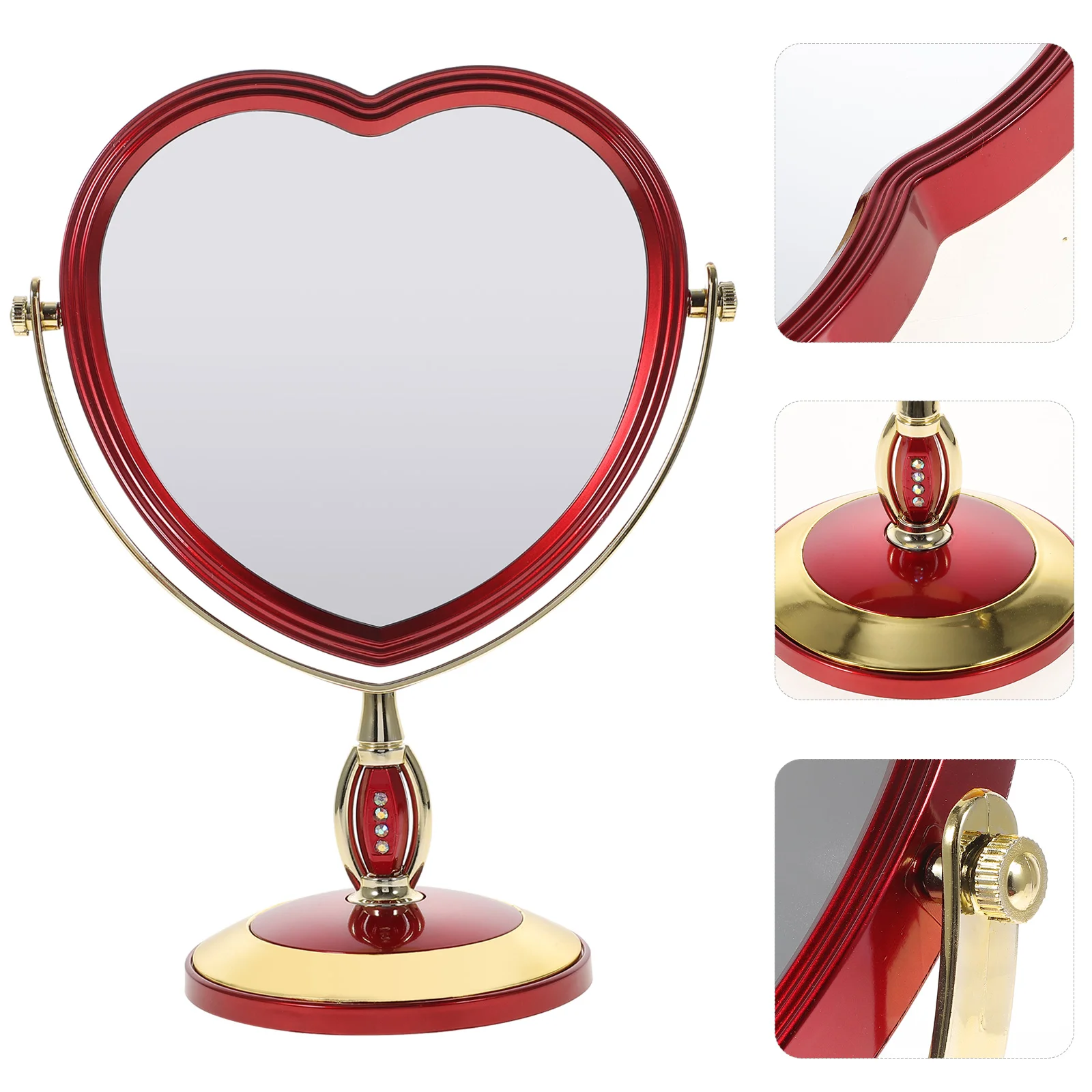 Useful Sturdy Multifunctional Rotating Mirror Travel Makeup Mirror