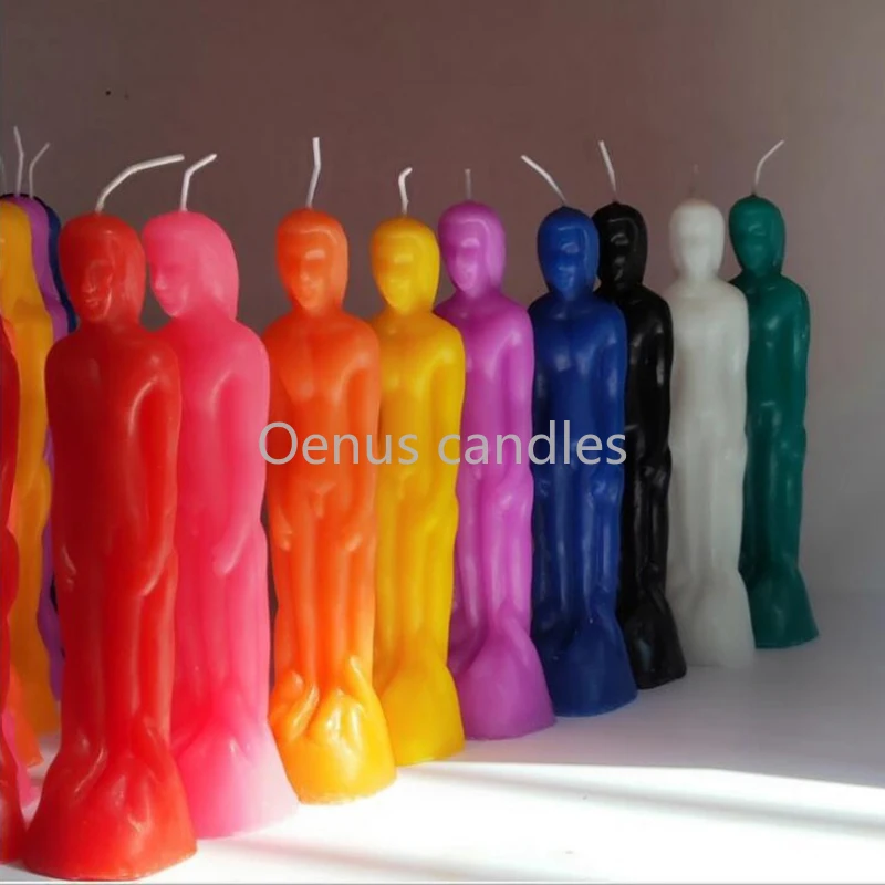 

1PCS Female Male Rituals Candles Human Figure Religious Candles Soy Wax Spiritual Hoodoo Candle for Church